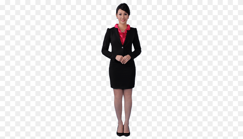 Stewardess, Adult, Suit, Sleeve, Skirt Free Png