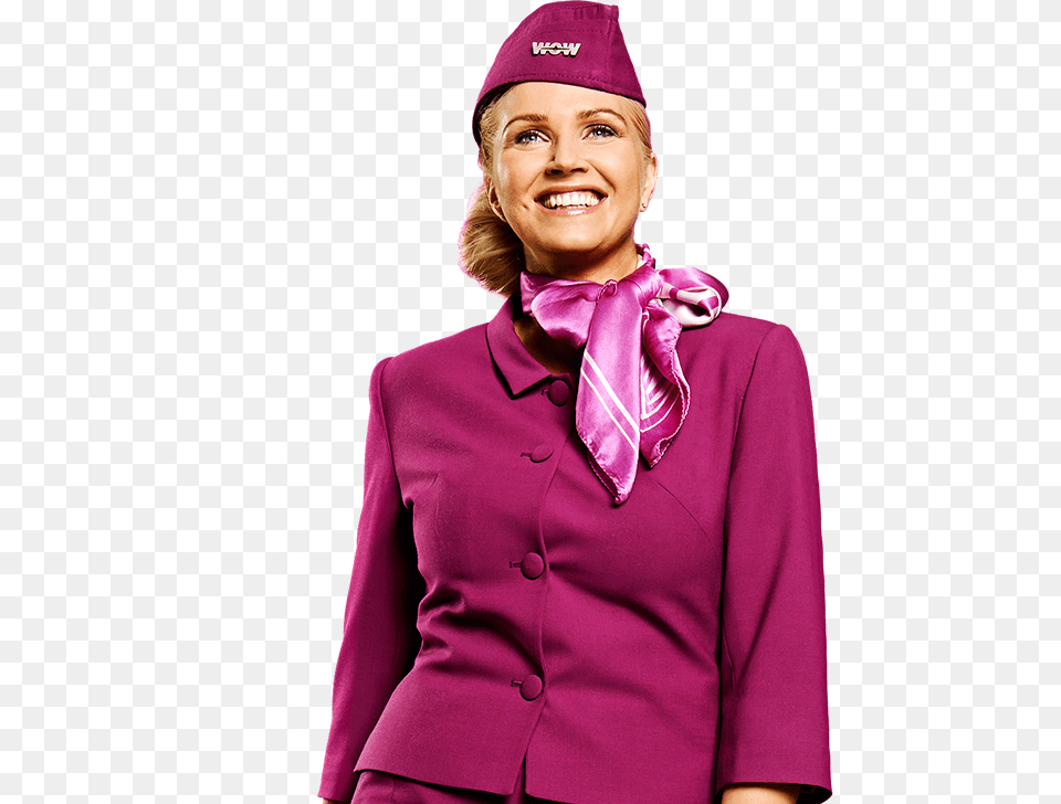 Stewardess, Accessories, Tie, Suit, Purple Free Png Download