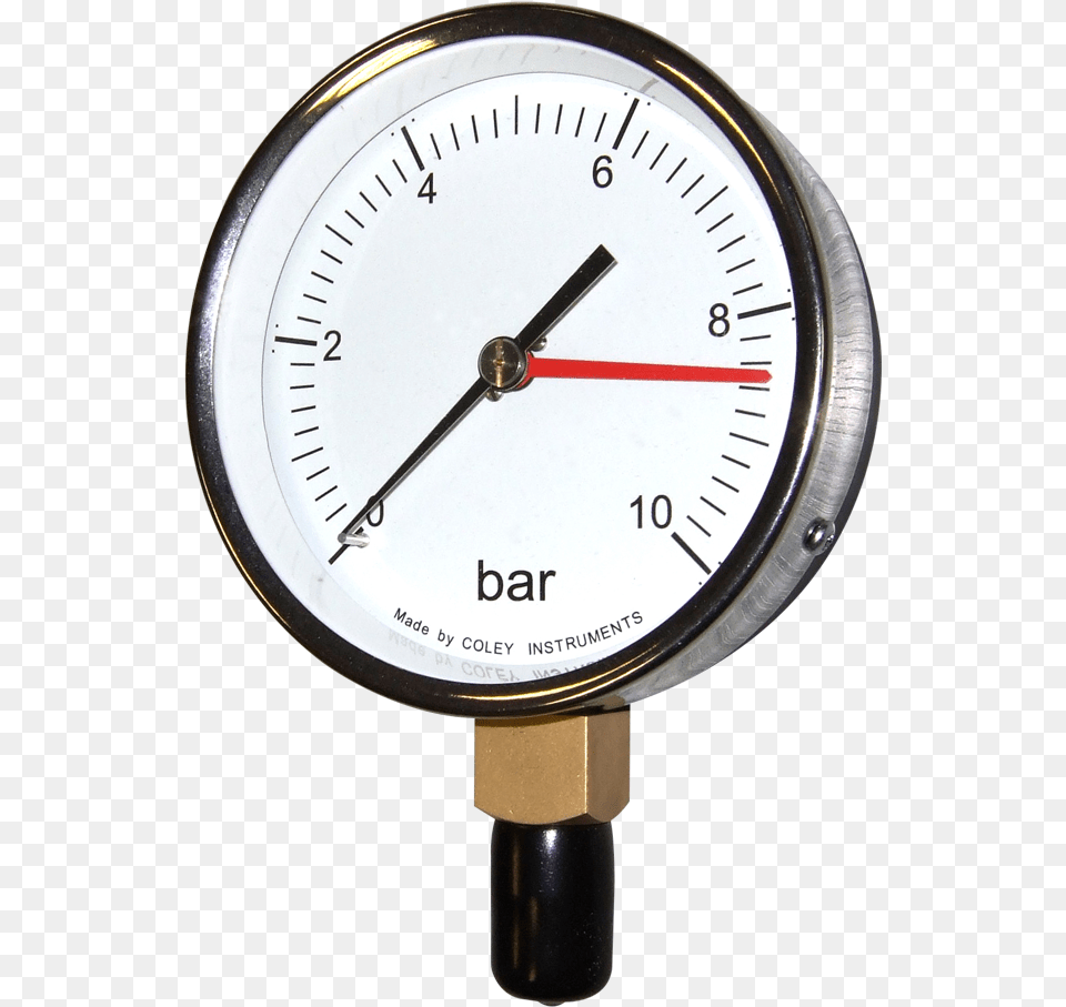 Stewart Buchanan Coley Hvac Pressure Gauge 100mm Dial Pressure Measurement, Wristwatch Png Image