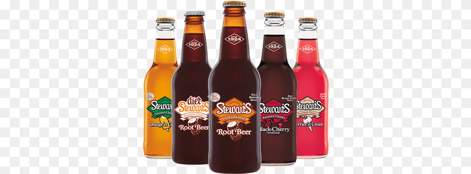 Stewart39s Soda Root Beer, Alcohol, Beer Bottle, Beverage, Bottle Free Png