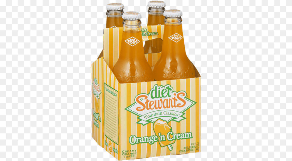 Stewarts Diet Fountain Classics Soda Orange 39n Cream, Beverage, Bottle, Alcohol, Beer Free Png Download