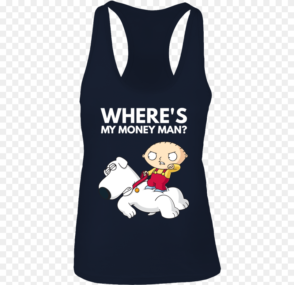 Stewie Brian Whers My Money, Clothing, Tank Top, Baby, Person Free Png Download