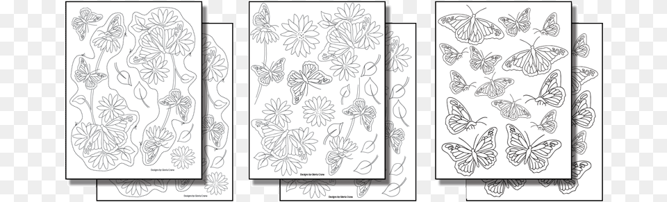 Stick 39n Burn Butterfly Pattern For Ginger Jars Pack Gourd Lamp Patterns, Art, Floral Design, Graphics, Drawing Free Png Download