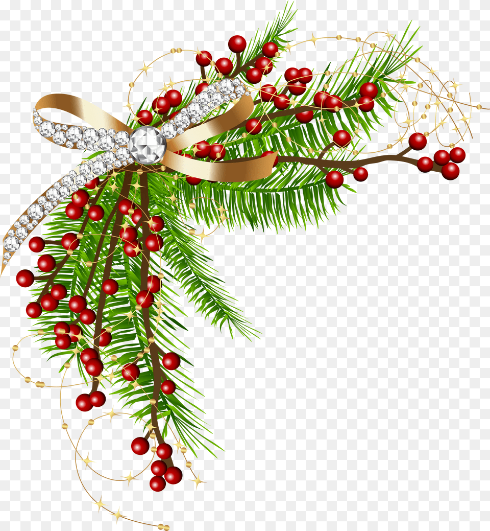 Stick Clipart Twig Transparent Background Green Christmas Border Free Png