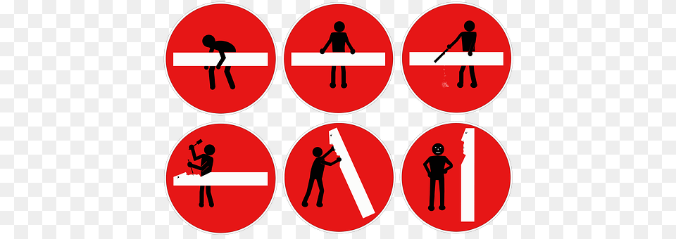 Stick Figure Sign, Symbol, Person, Road Sign Free Png Download