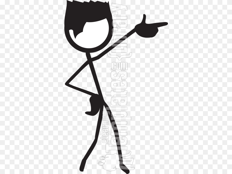 Stick Figure, Publication, Stencil, Advertisement, Cutlery Free Png Download