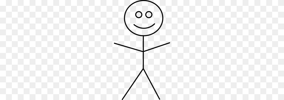 Stick Figure Gray Free Png