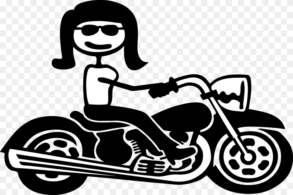 Stick Figure Clipart Dad Motorcycle Helmets Car Sticker Decal Clipart Art, Stencil, Accessories, Sunglasses, Person Free Png