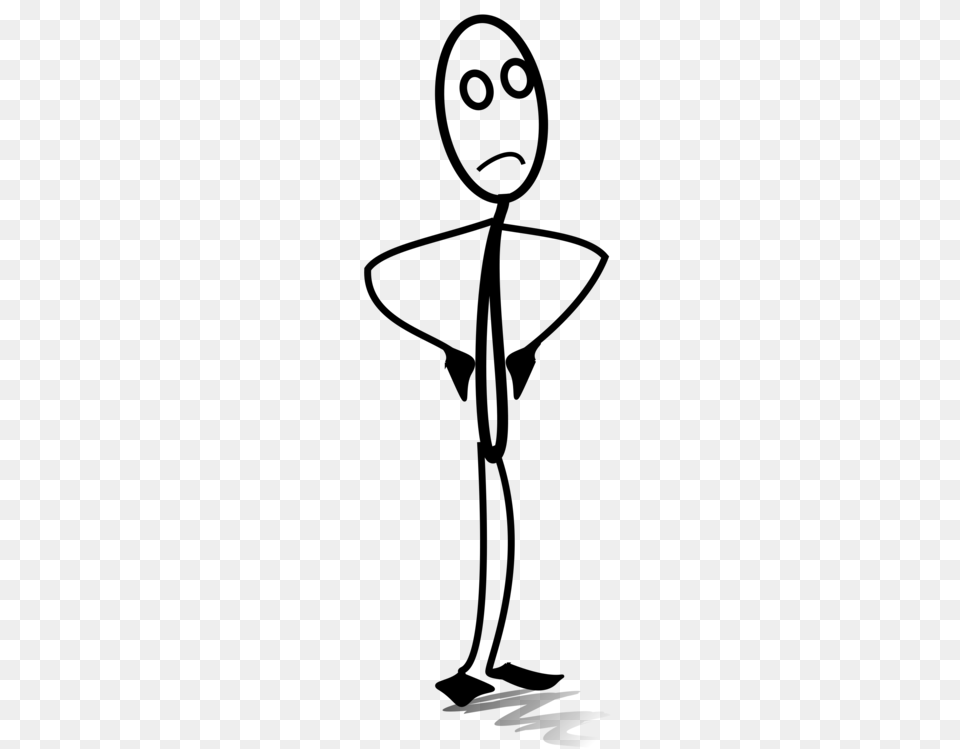 Stick Figure Drawing Animation Line Art Gray Free Png Download