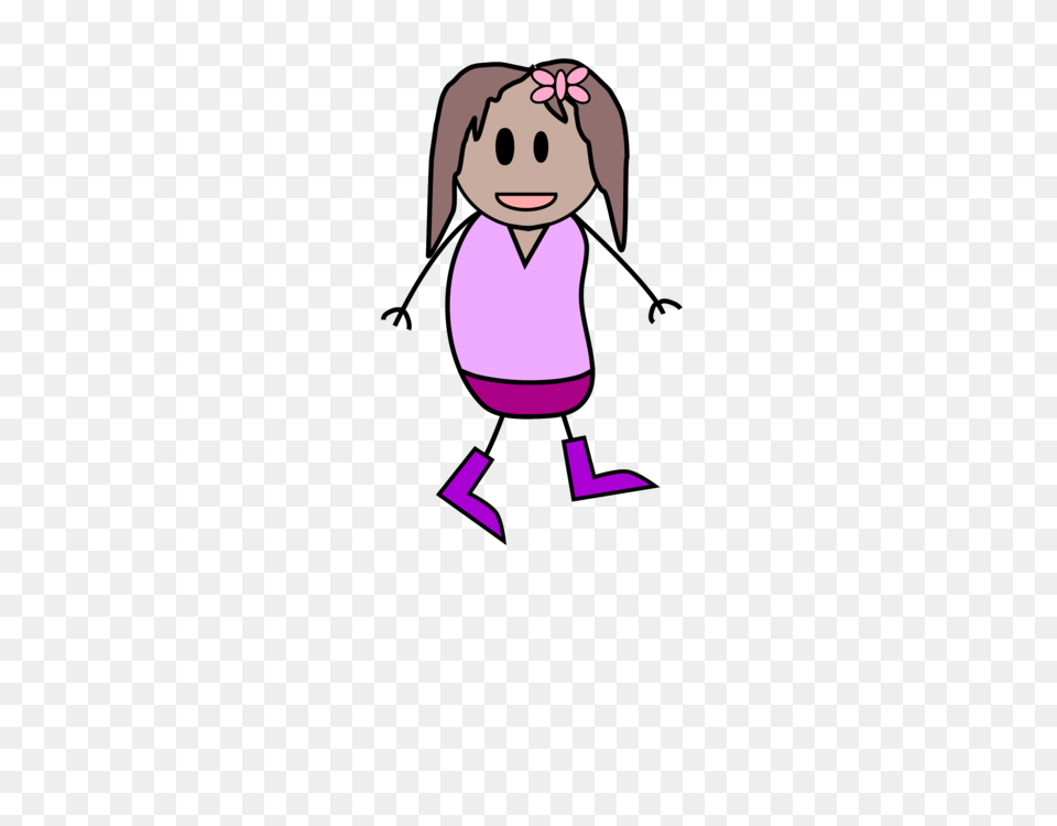 Stick Figure Drawing Art Child, Cartoon, Purple, Baby, Person Free Png