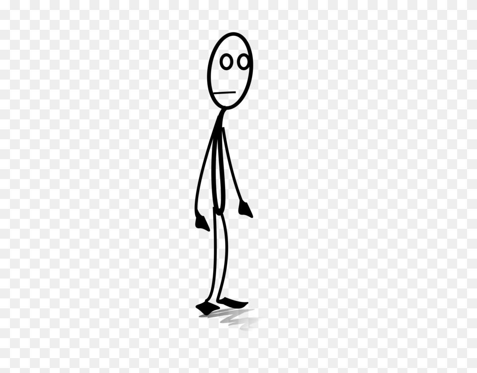 Stick Figure Drawing Music Download Computer Icons, Gray Free Png