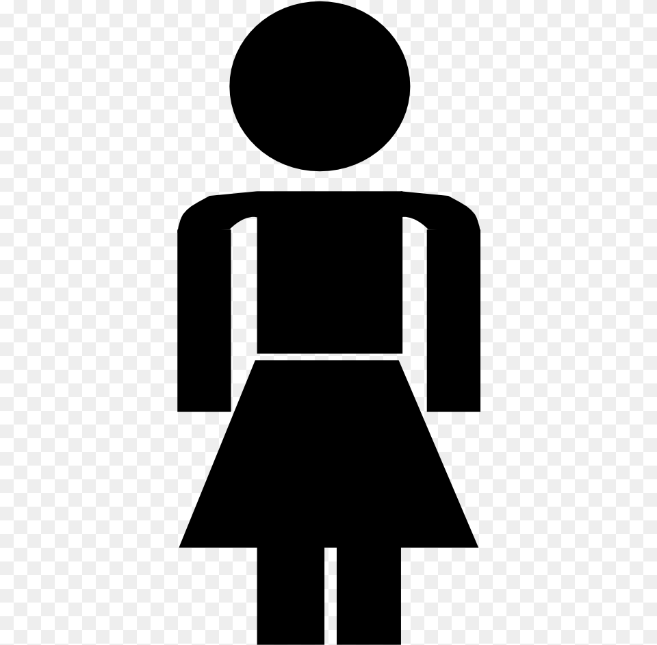 Stick Figure Female 40 Are The New, Gray Free Png Download