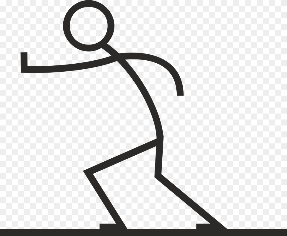 Stick Figure Running, Symbol, Text Free Transparent Png