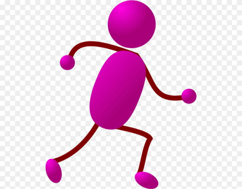 Stick Figure Running Clip Art Clip Art Stick Figure, Purple, Baby, Person Free Png Download
