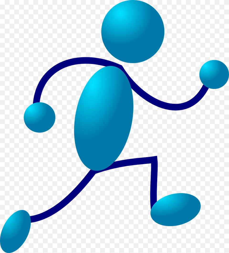 Stick Figure Running Clipart, Art, Graphics, Appliance, Blow Dryer Free Png Download