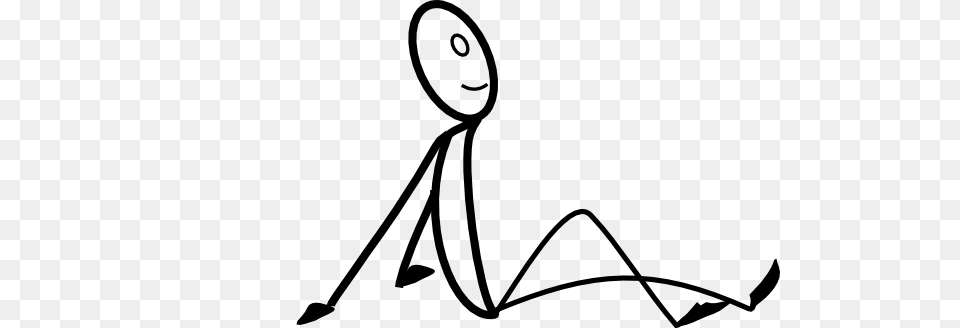 Stick Figure Sit Up Clip Art, Tripod, Face, Head, Person Free Png Download
