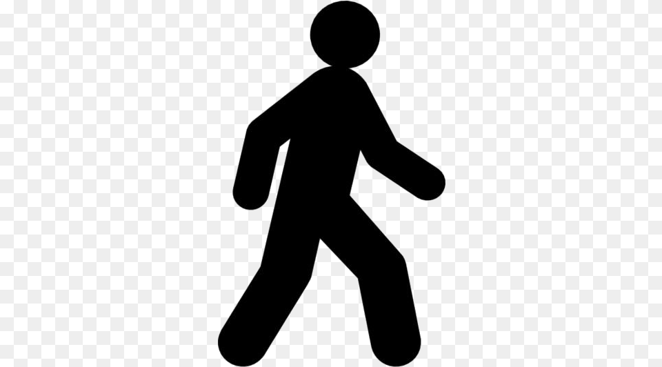 Stick Figure Walking Transparent Images Transparent Stick Figure Walking, Silhouette, Person Free Png Download