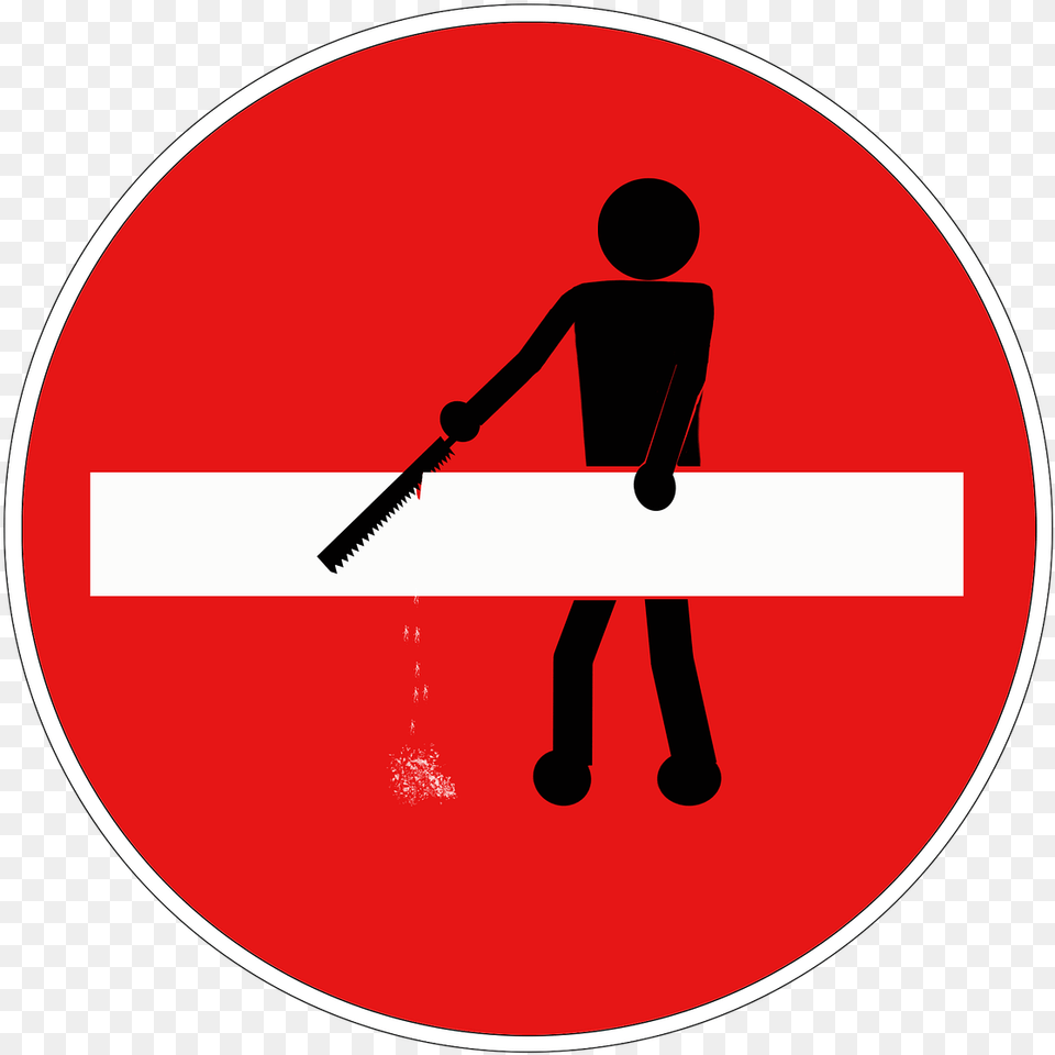 Stick Figureroad Signtraffic Signone Way Streetbanstreet Links, Sign, Symbol, Road Sign, Disk Free Png