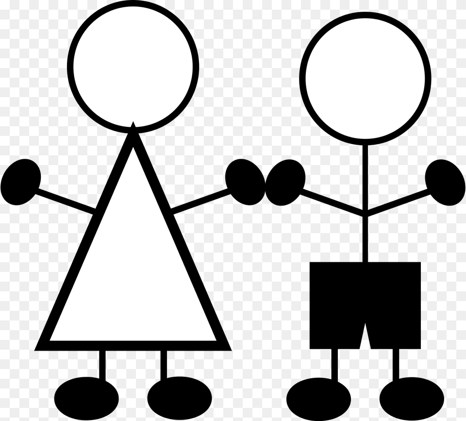 Stick Figures Clipart, Lighting, Triangle Png Image