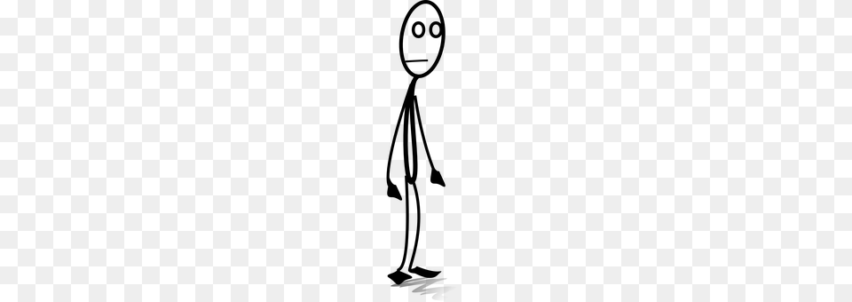 Stick Man Gray Free Png Download