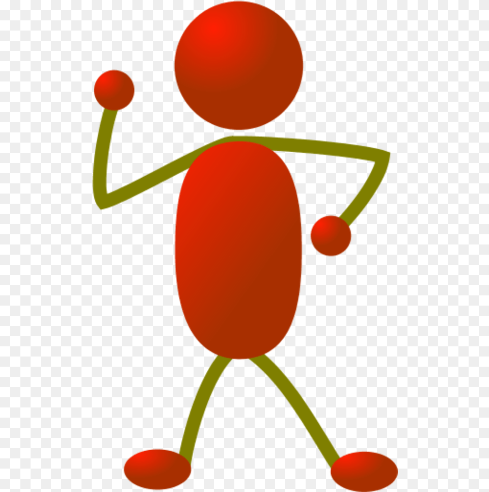 Stick Man Figure Dancing Vector Clip Art Clipartsco Color Stick People Clip Art, Food, Fruit, Plant, Produce Free Png