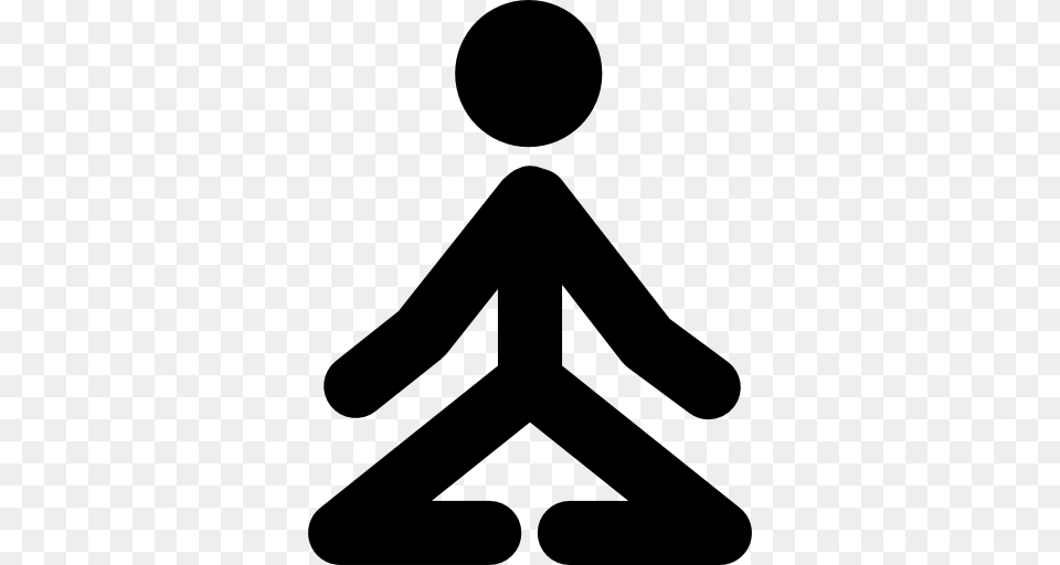 Stick Man In Yoga Position Free Png Download