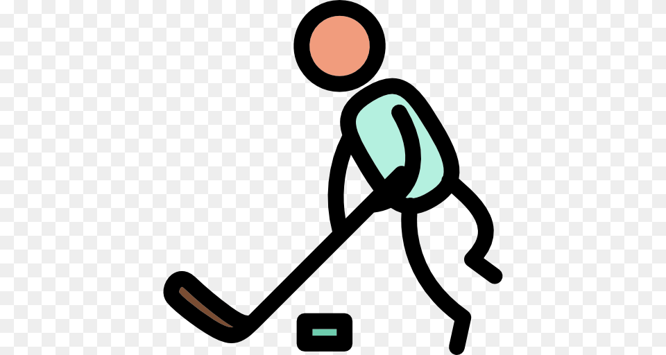 Stick Man Puck Ice Hockey Player Sticks Sports Icon, Blade, Dagger, Knife, Weapon Png Image