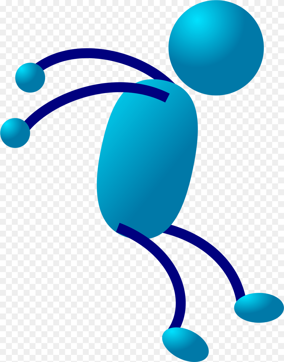 Stick Man Running Free Png