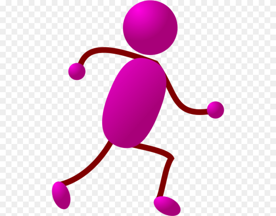 Stick Man Running Clipart Clipart Panda Figure Running Stickman Clipart, Purple, Baby, Person Png Image