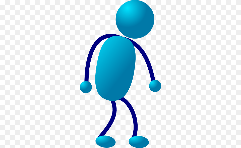 Stick Man Sad Walking Clip Art For Web, Toy Free Png