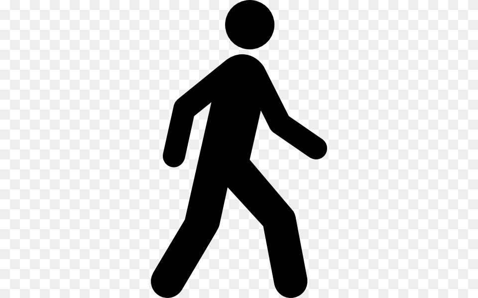 Stick People Walking Clipart Walking Icon, Silhouette, Person Free Transparent Png