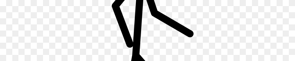 Stick Person Image, Gray Free Png