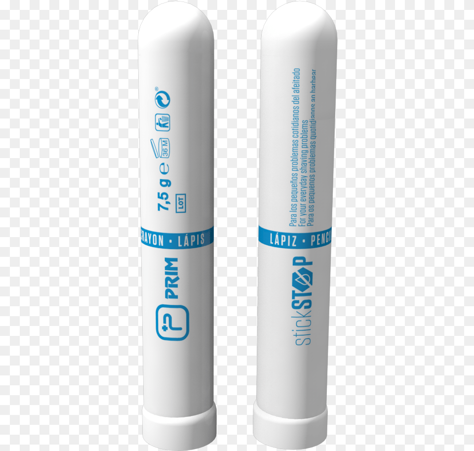 Stick Stop Lpiz Para Despus Del Afeitado Eye Liner, Cylinder, Cosmetics, Mortar Shell, Weapon Free Transparent Png