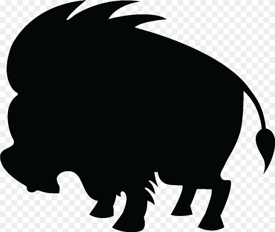 Sticker Ardoise Silhouette Pumba Ambiance Sticker Ardoise Cartoon, Animal, Boar, Hog, Mammal Free Transparent Png