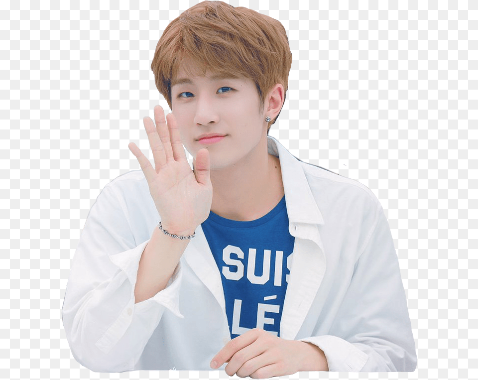 Sticker Astro Jinjin Parkjinwoo Astrosticker Astrojinjin Jinjin Astro Hands, Clothing, Coat, Boy, Person Free Png Download