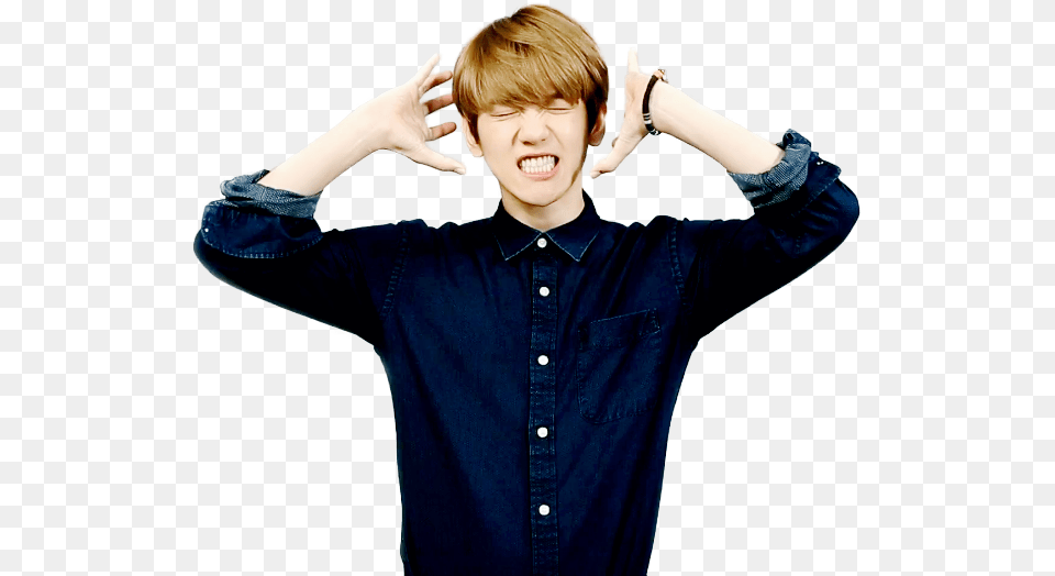 Sticker Baekhyun Exo Boy Standing, Sleeve, Clothing, Face, Head Free Transparent Png