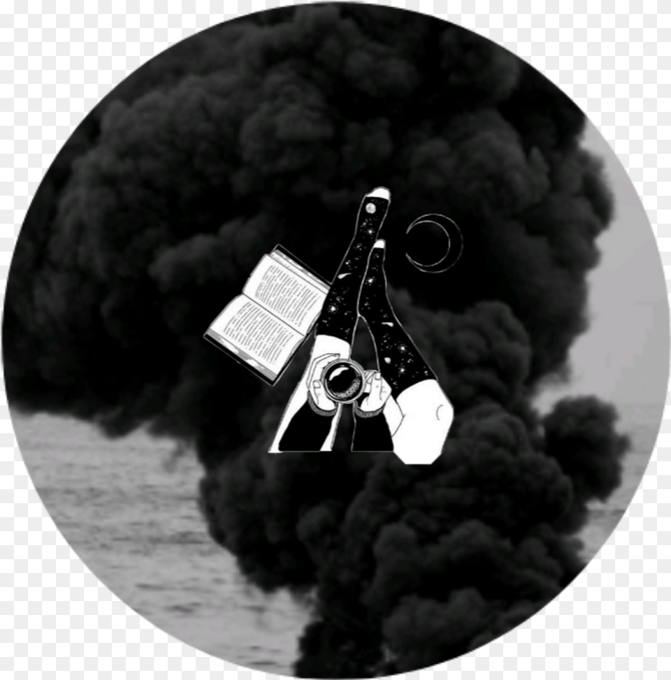 Sticker Black Smoke Bomb, Astronomy, Outer Space, Aircraft, Spaceship Png