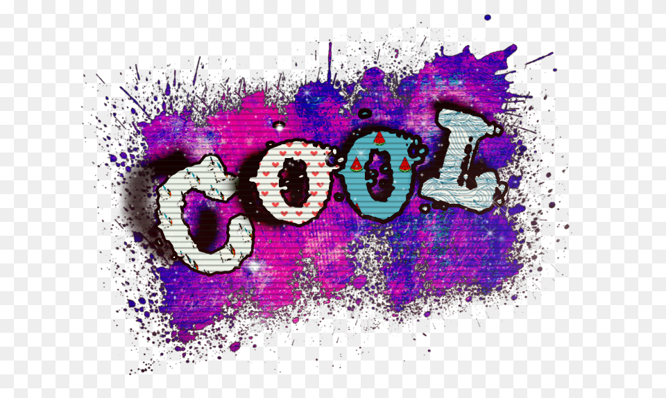 Sticker Cool Graffiti Splat Splater 3d Pinksandpurples Illustration, Purple, Art, Person, Text Free Transparent Png
