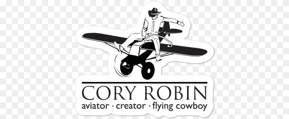 Sticker Cory Robin Youtube Channel Logo Freestyle Bmx, Person, Device, Tool, Plant Free Png