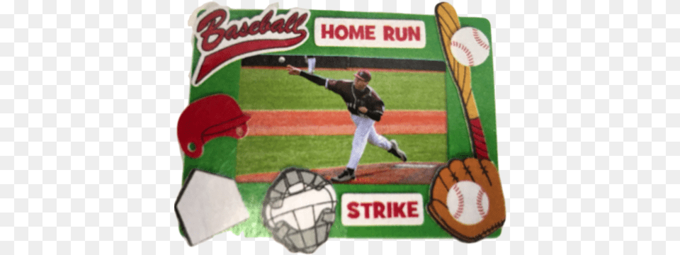 Sticker Crafts 10 Items Oriental Trading Company Baseball Picture Frame Magnet, Person, People, Glove, Sport Free Png Download
