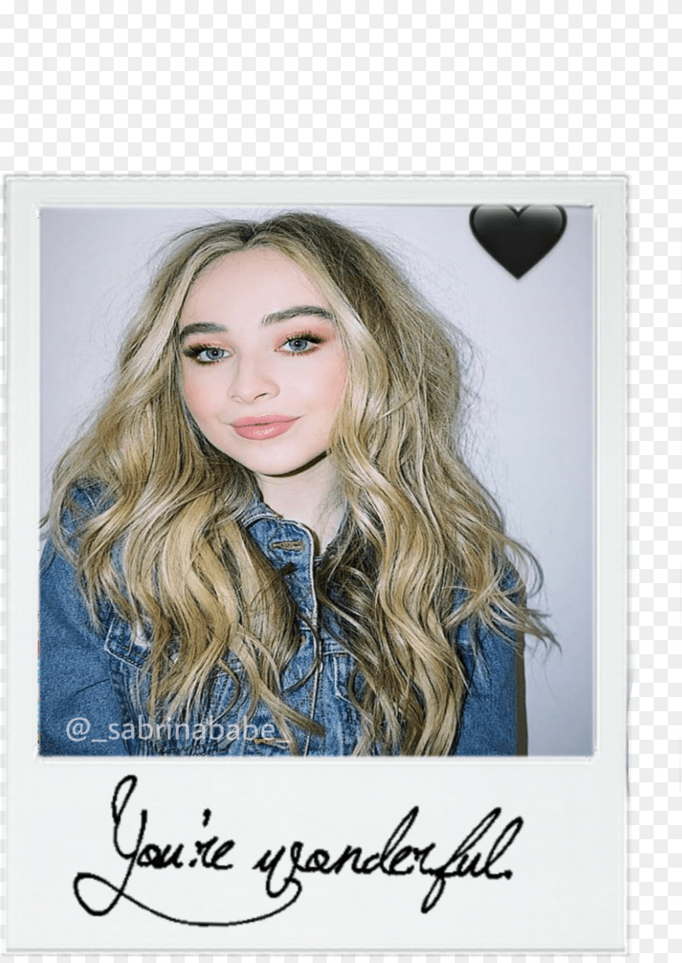 Sticker Criminalminds Sabrina Carpenter Signature 2018 Sabrina Carpenter Story, Head, Face, Portrait, Photography Png Image