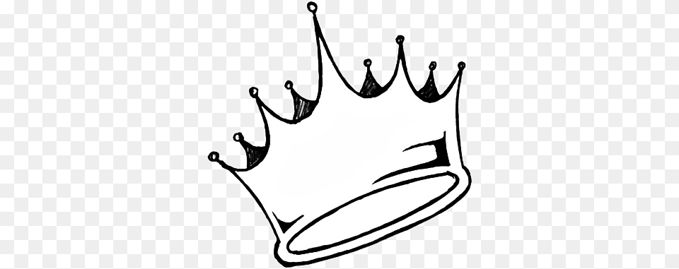 Sticker Crown Aesthetic Tumblr White Queen King Black, Accessories, Jewelry, Stencil, Bow Free Transparent Png