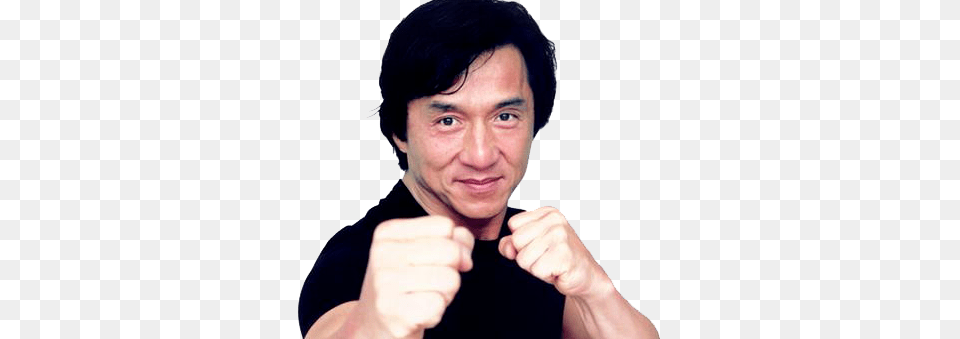 Sticker De El Guirri Sur Other Jacky Chan Jackie Chinois Kung Fu, Portrait, Photography, Person, Head Png Image