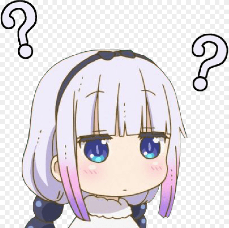 Sticker De Emyjvc Sur Kanna Kamui Question Wtf Hein Anime Discord Emojis Book, Comics, Publication, Baby Free Transparent Png