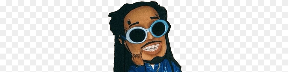 Sticker De Jfed Sur Other Quavo Migos Quavo, Accessories, Clothing, Coat, Goggles Free Transparent Png