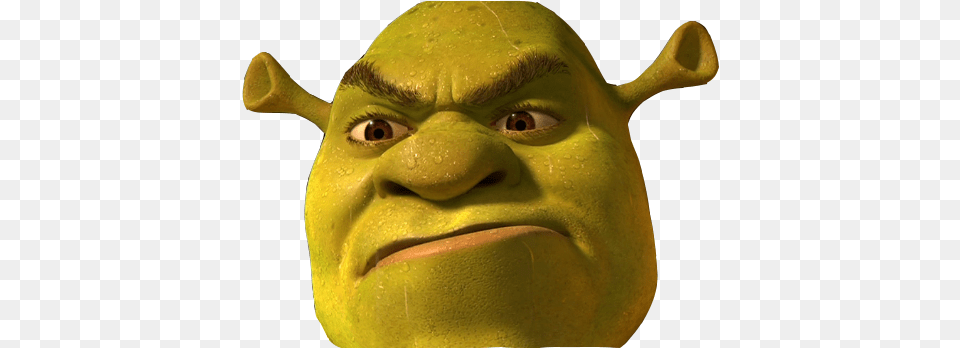 Sticker De Taym Sur Other Shrek Tete Angry Colere Grr All Star Stops Meme, Alien, Cartoon, Baby, Head Free Png Download