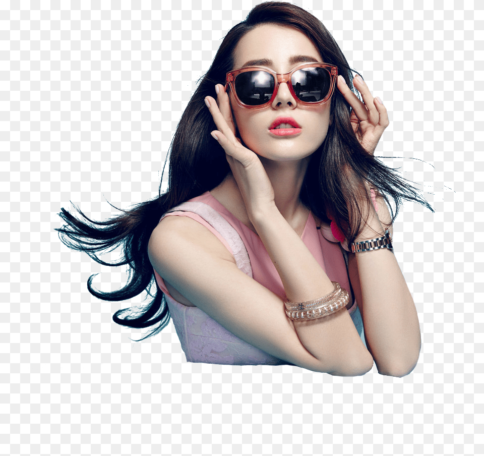 Sticker Dilireba Dilrabadilmurat Girl Actress Dilraba Without Background, Accessories, Sunglasses, Portrait, Face Free Png