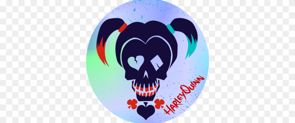 Sticker Emblem Logo Harley Quinn Suicide Squad Wallpaper Harley Quinn, Disk Png Image
