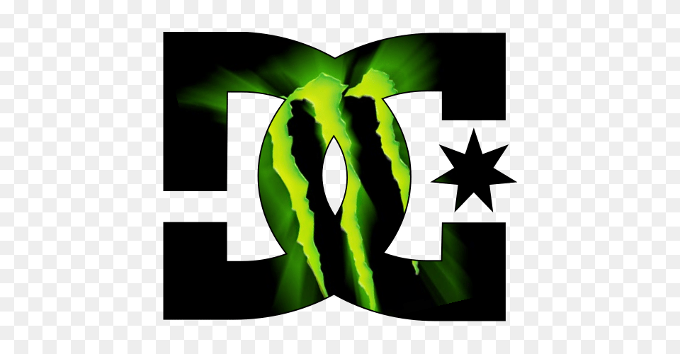 Sticker Et Autocollant Dc Shoes Monster Energy Monster, Green, Body Part, Hand, Person Free Png