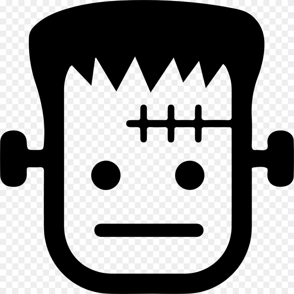 Sticker Frankenstein, Gray Png Image